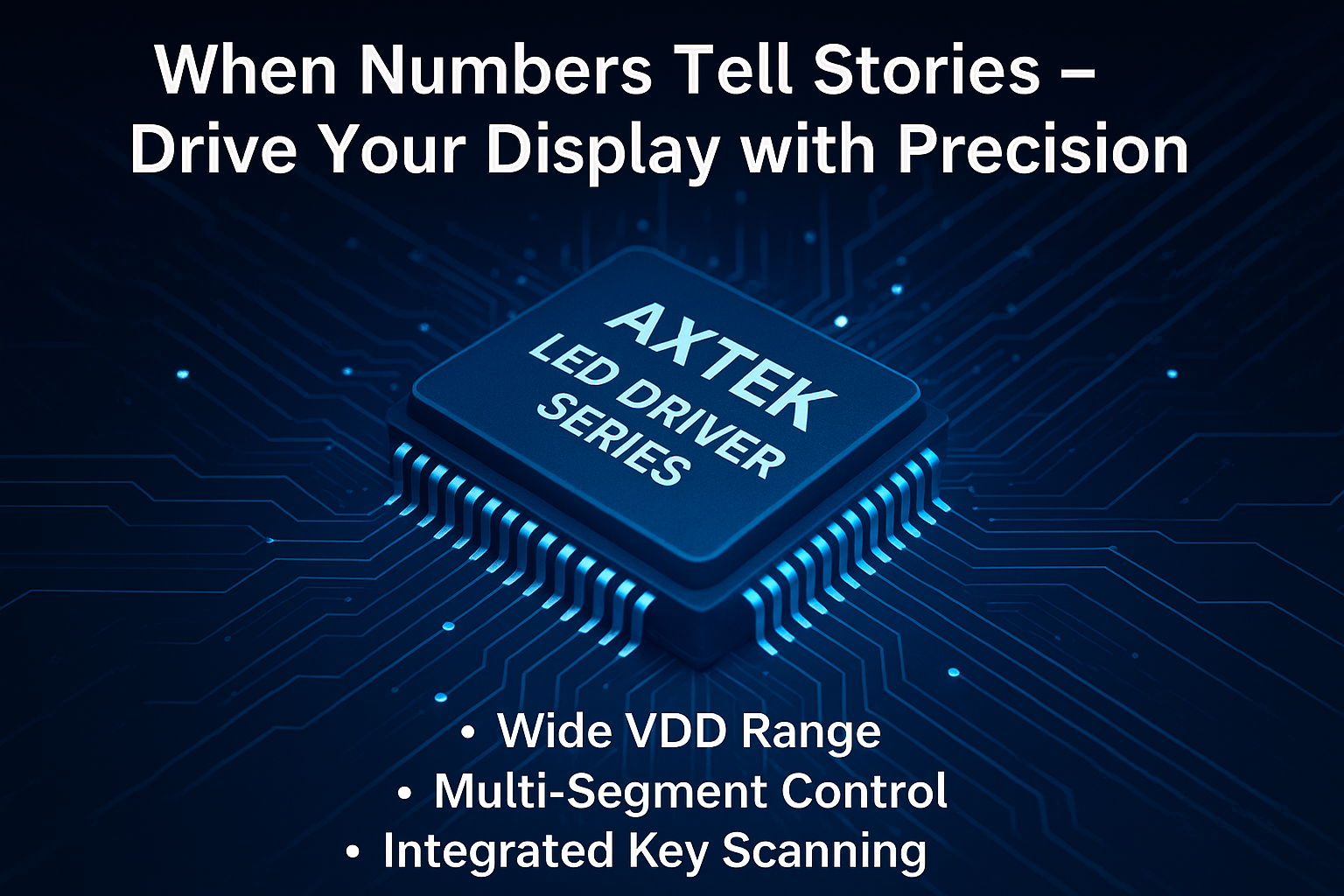 When Numbers Tell Stories – Drive Your Display with Precision