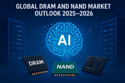Global DRAM and NAND Market Outlook 2025–2026: AI Demand Sparks New Wave of Price Hikes